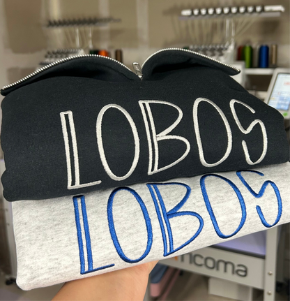 Sports Mascot/Team Quarter Zip