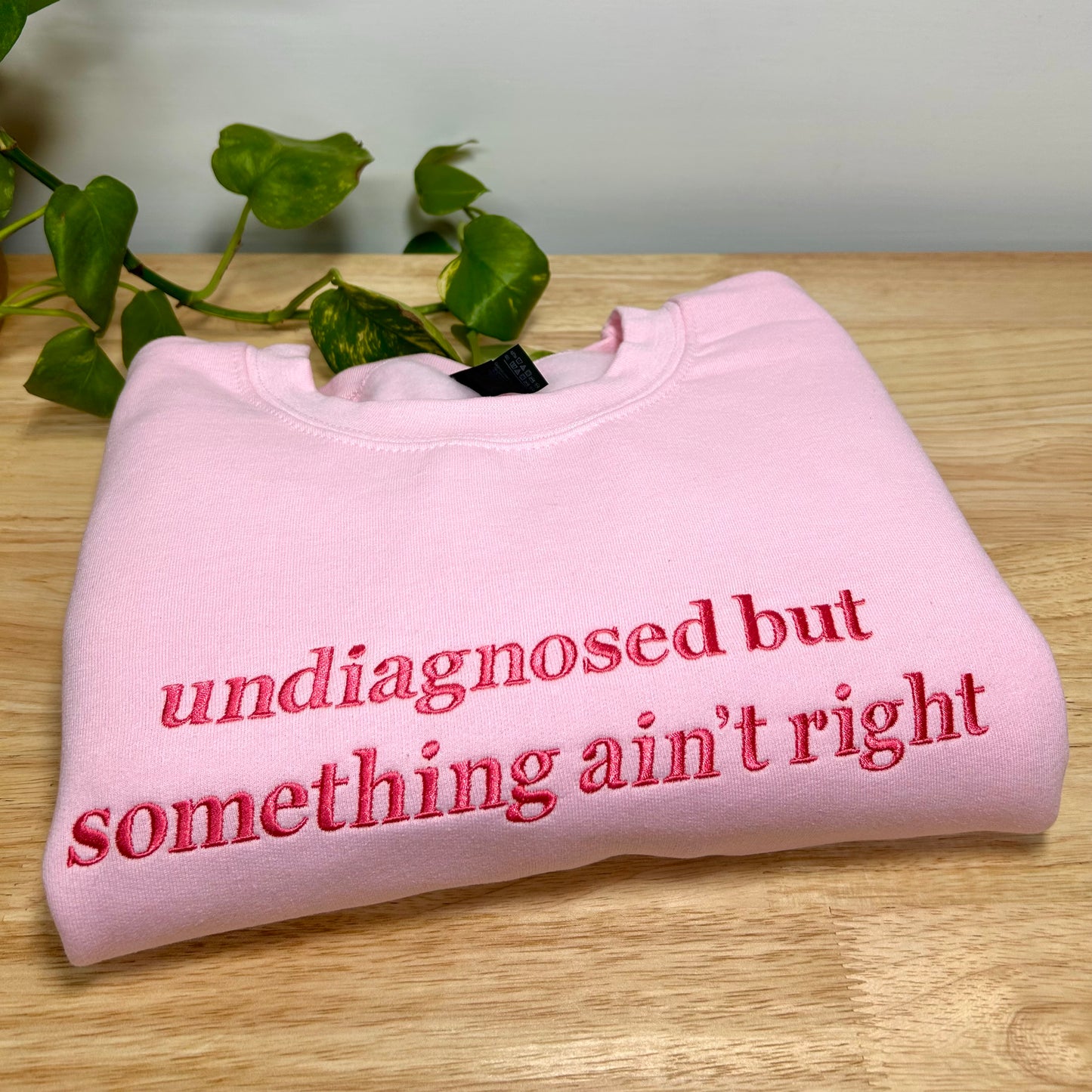 Undiagnosed Embroidered Crewneck