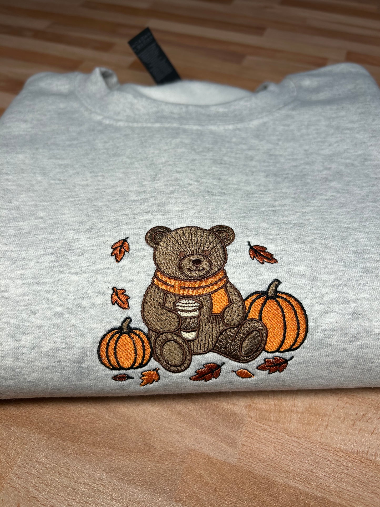 Fall Teddy Embroidered Crewneck