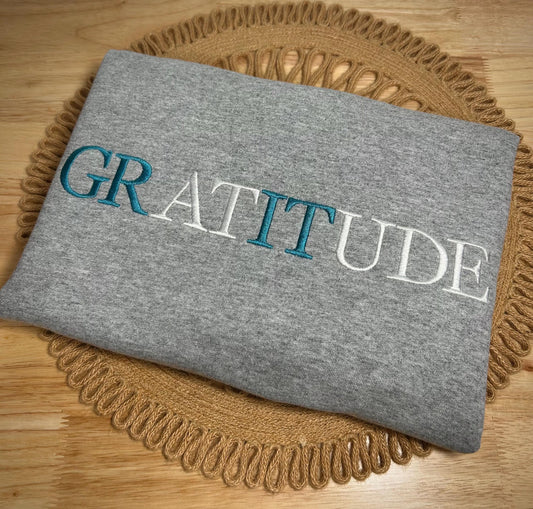 Detroit Lions GRIT Embroidered Crewneck Sweater